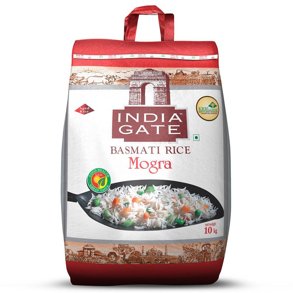 INDIA GATE MOGRA BASMATI RICE 10 KG