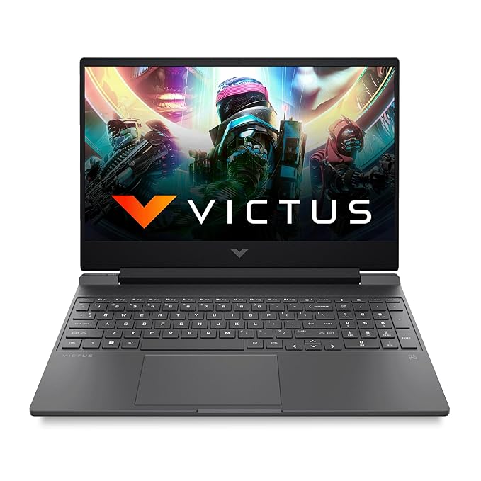 HP VICTUS GAMING LAPTOP, AMD RYZEN 5 5600H, AMD 4GB RADEON RX 6500M GRAPHICS, 15.6-INCH (39.6 CM), 50W TGP, FHD, IPS, 8GB DDR4, 512GB SSD, BACKLIT KB, B&O (WIN 11, SILVER, 2.29 KG), FB0146AX