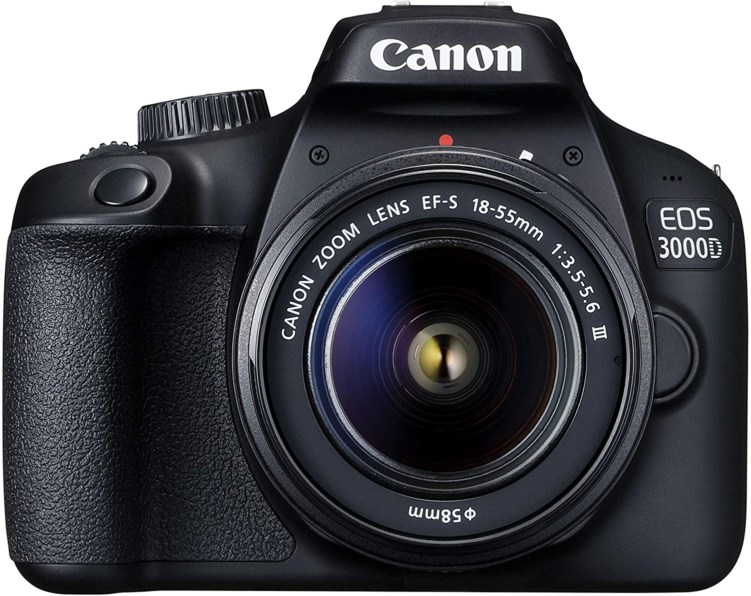 CANON EOS 3000D 18MP DIGITAL SLR CAMERA (BLACK) WITH 18-55MM IS II LENS, 16GB CARD AND CARRY CASE