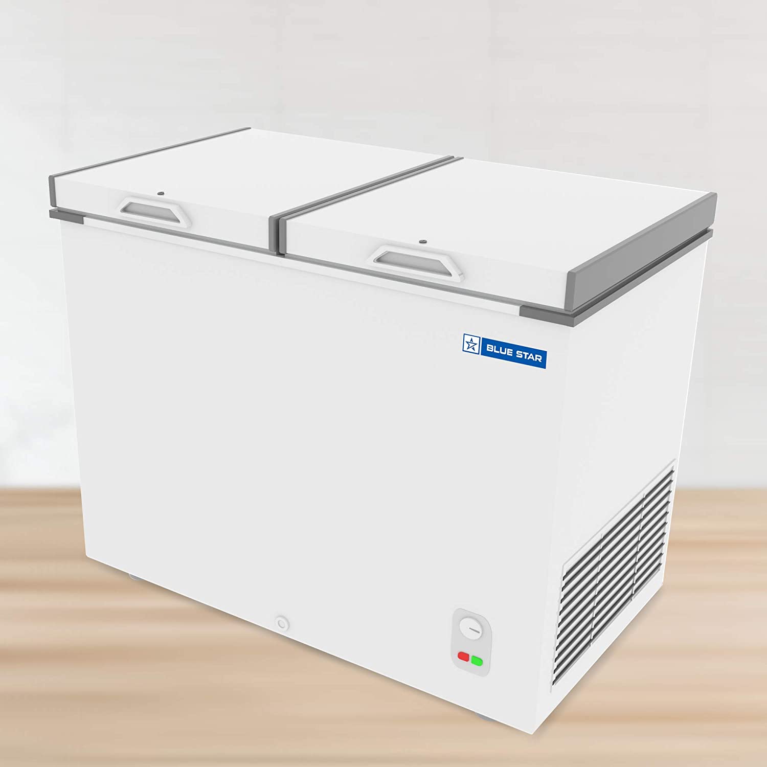 BLUE STAR CHF400 DOUBLE DOOR DEEP FREEZER (400 L, WHITE)