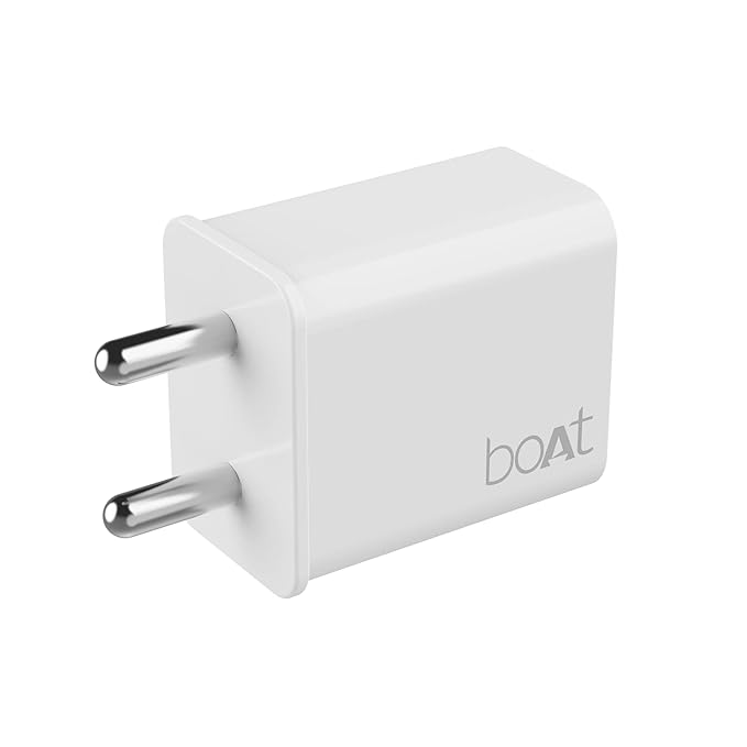 BOAT WCDV 20W SUPER FAST TYPE C CHARGER | COMPATIBLE WITH ALL IPHONES/ANDROID DEVICES/TABLETS (WHITE)