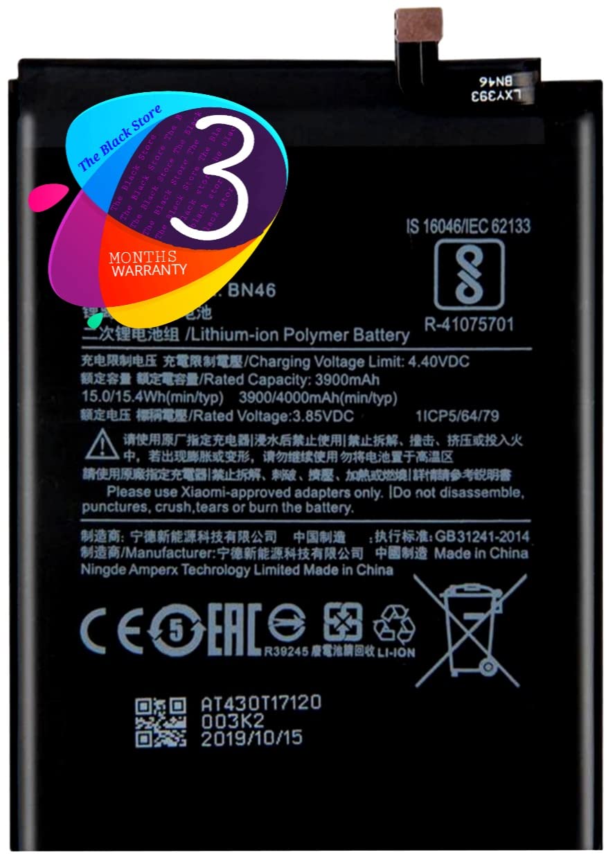 THE BLACK STORE ORIGINAL BATTERY FOR MI NOTE 2 BATTERY MODEL BM48 {4070MAH} WITH 90 DAYS WARRANTY