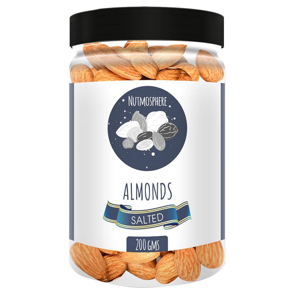 NUTMOSPHERE SALTED ALMONDS 200 G