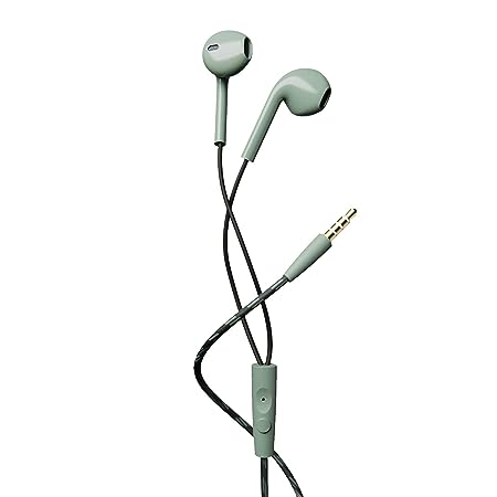 BOAT BASSHEADS 105 WIRED IN EAR EARPHONES WITH MIC (GREEN)