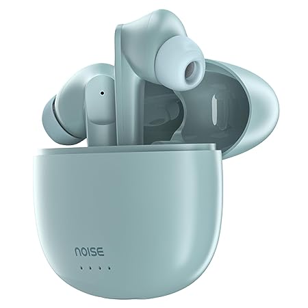 NOISE BUDS VS104 TRULY WIRELESS EARBUDS WITH 45H OF PLAYTIME, QUAD MIC WITH ENC, INSTACHARGE(10 MIN=200 MIN), 13MM DRIVER,LOW LATENCY, BT V5.2 (MINT GREEN)