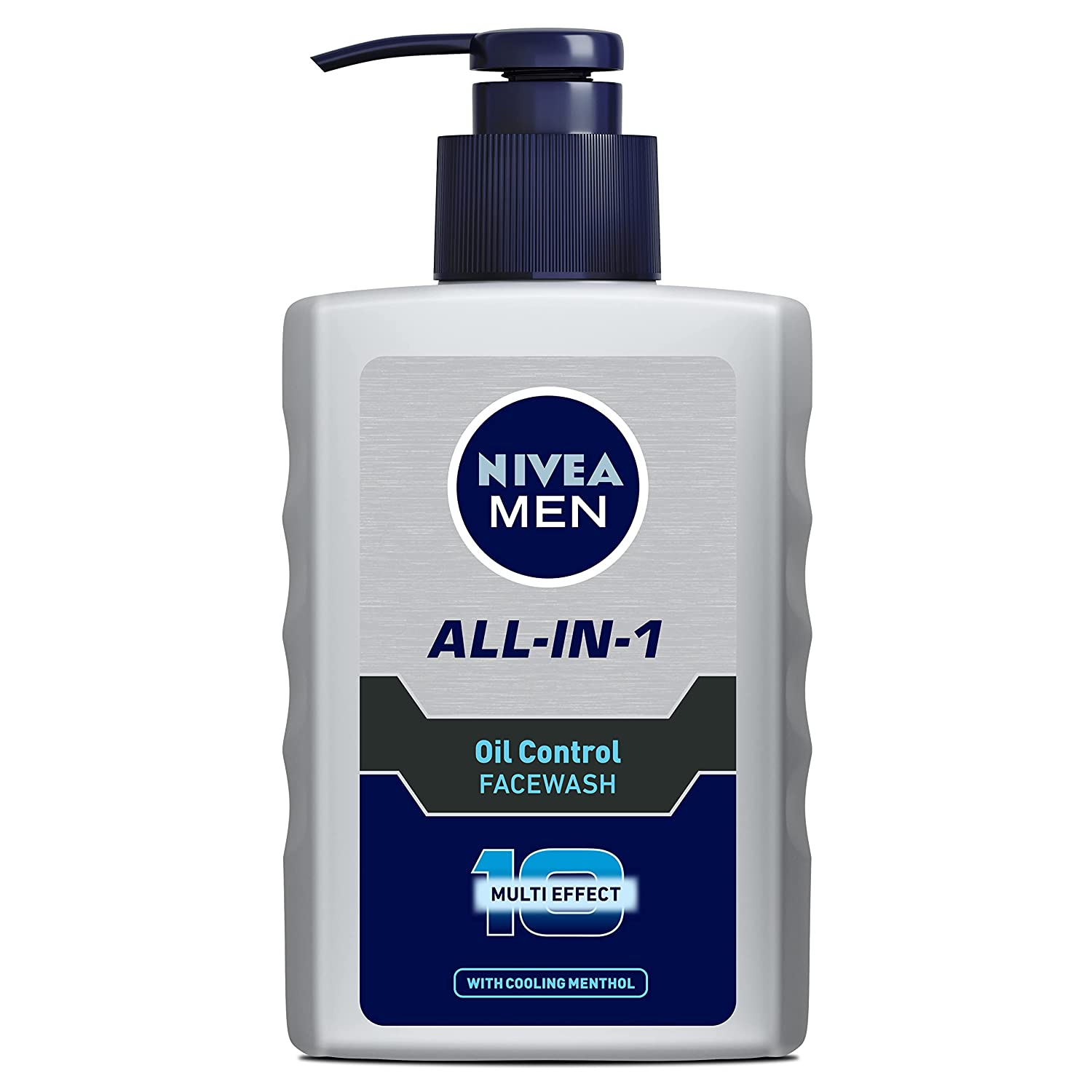 NIVEA MEN FACE WASH, OIL CONTROL FOR 12HR OIL CONTROL WITH 10X VITAMIN C EFFECT, 150 ML