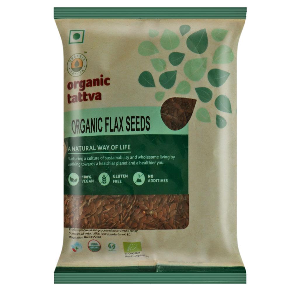 ORGANIC TATTVA FLAX SEEDS 100 G