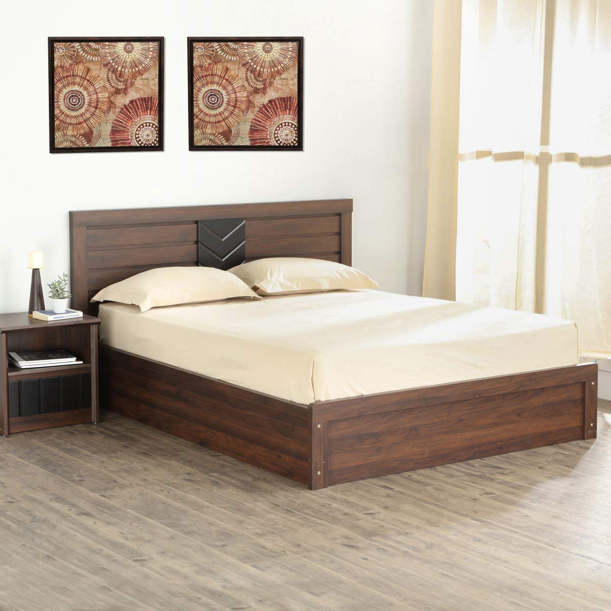 HOME CENTRE LEWIS ZURI KING-SIZE BED WITH HYDRAULIC STORAGE