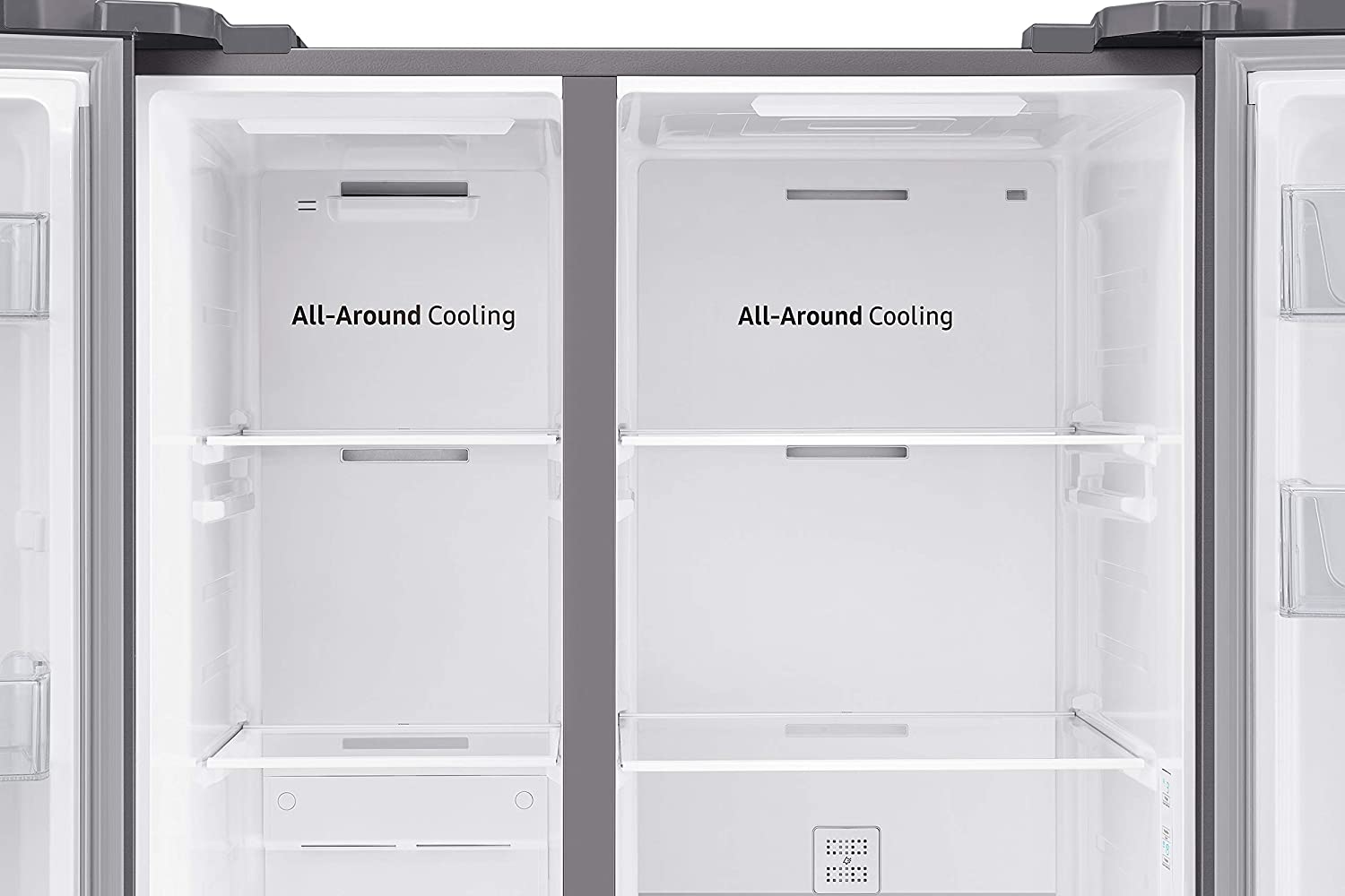 SAMSUNG 700 L INVERTER FROST FREE SIDE-BY-SIDE REFRIGERATOR (RS72R5001M9TL, GENTLE SILVER MATT, SPACEMAX TECHNOLOGY)