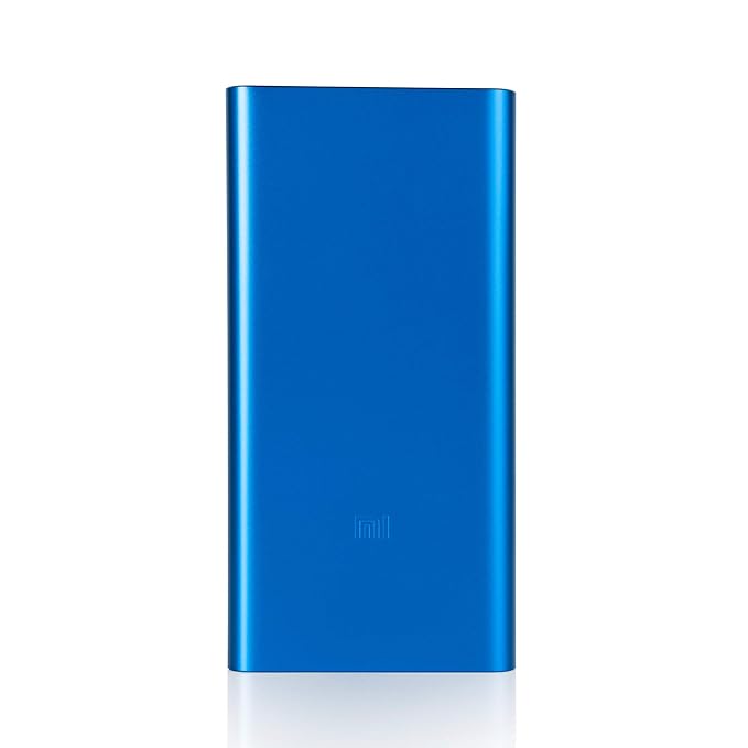 MI 10000MAH 3I LITHIUM POLYMER POWER BANK DUAL INPUT(MICRO-USB AND TYPE C) AND OUTPUT PORTS 18W FAST CHARGING (METALLIC BLUE)