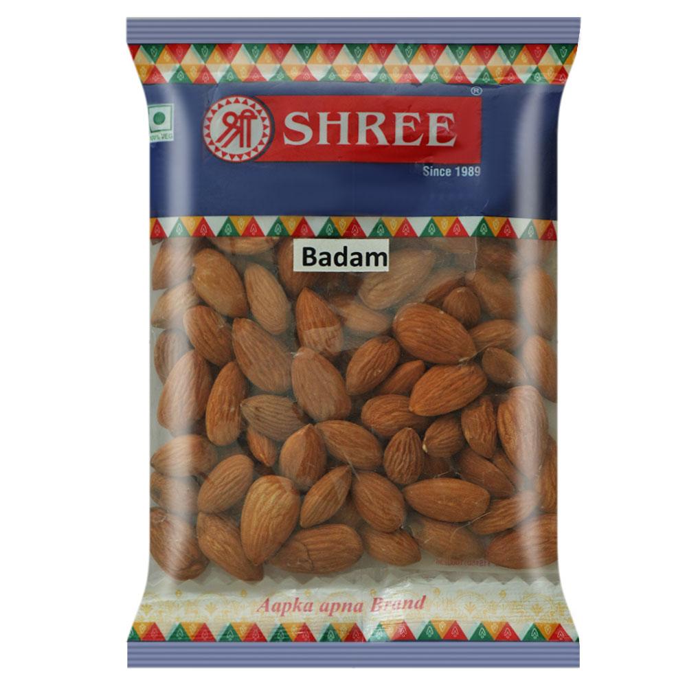 SHREE PLAIN ALMONDS 100 G