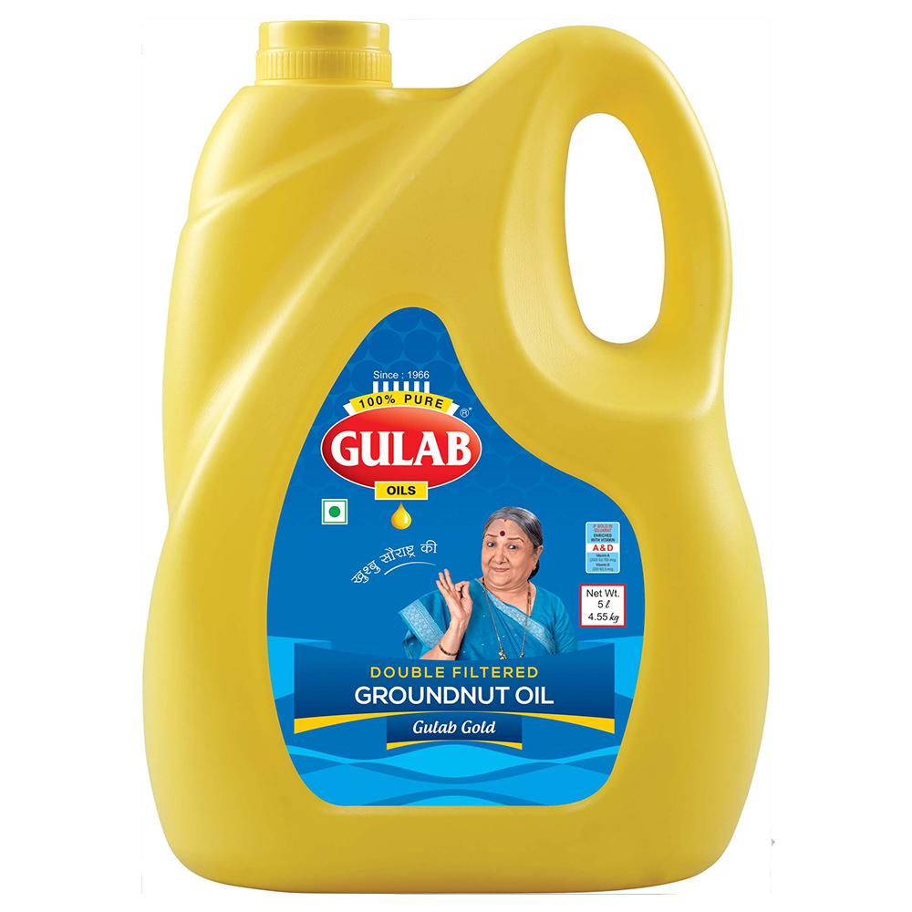 GULAB DOUBLE FILTERED GROUNDNUT OIL 