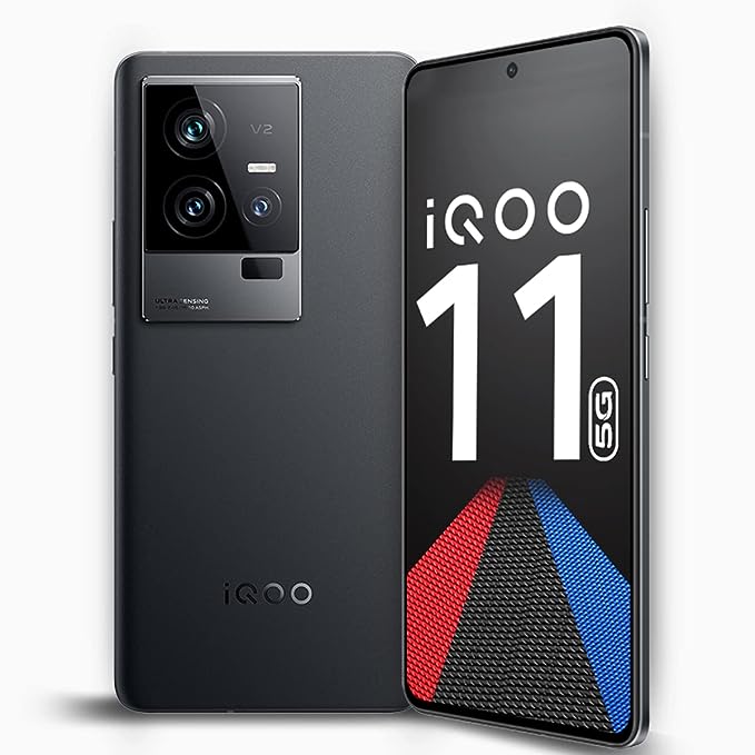 IQOO 11 5G (ALPHA, 8GB RAM, 256 GB STORAGE) | SNAPDRAGON ® 8 GEN 2 MOBILE PLATFORM| 2K E6 AMOLED DISPLAY | V2 INTELLIGENT DISPLAY CHIP