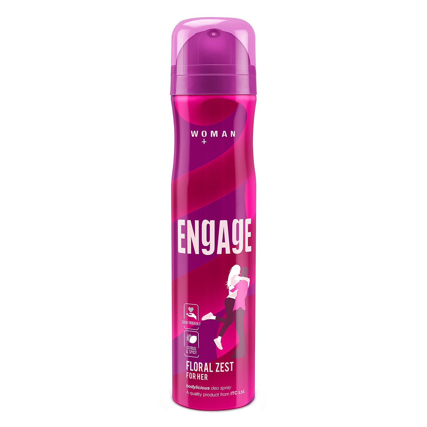 ENGAGE FLORAL ZEST DEODORANT FOR WOMEN, CITRUS AND FLORAL, SKIN FRIENDLY, 150ML