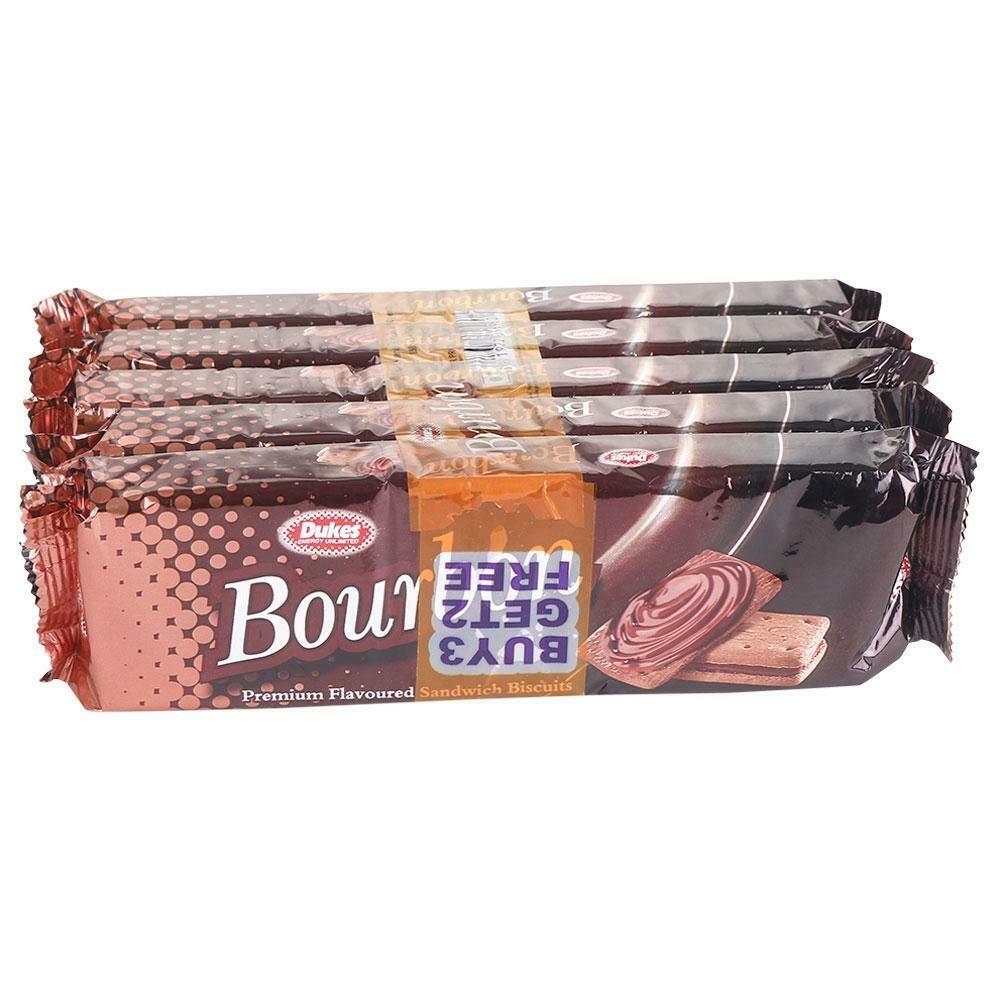 DUKES BOURBON CREAM BISCUITS 150 G (BUY 3 GET 2)