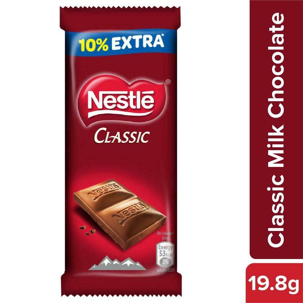 NESTLE CLASSIC MILK CHOCOLATE BAR 19.8 G