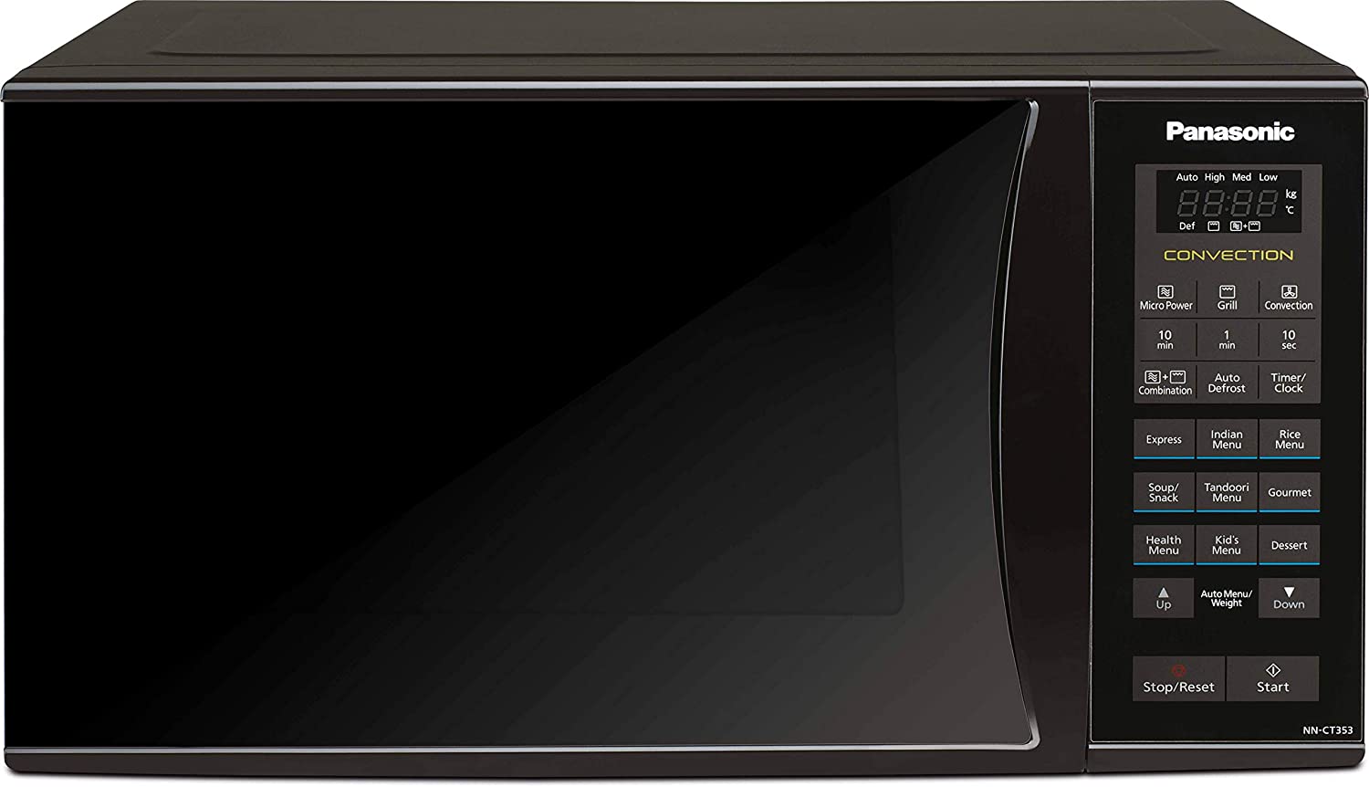 PANASONIC 23L CONVECTION MICROWAVE OVEN(NN-CT353BFDG,BLACK MIRROR, 360° HEAT WRAP)