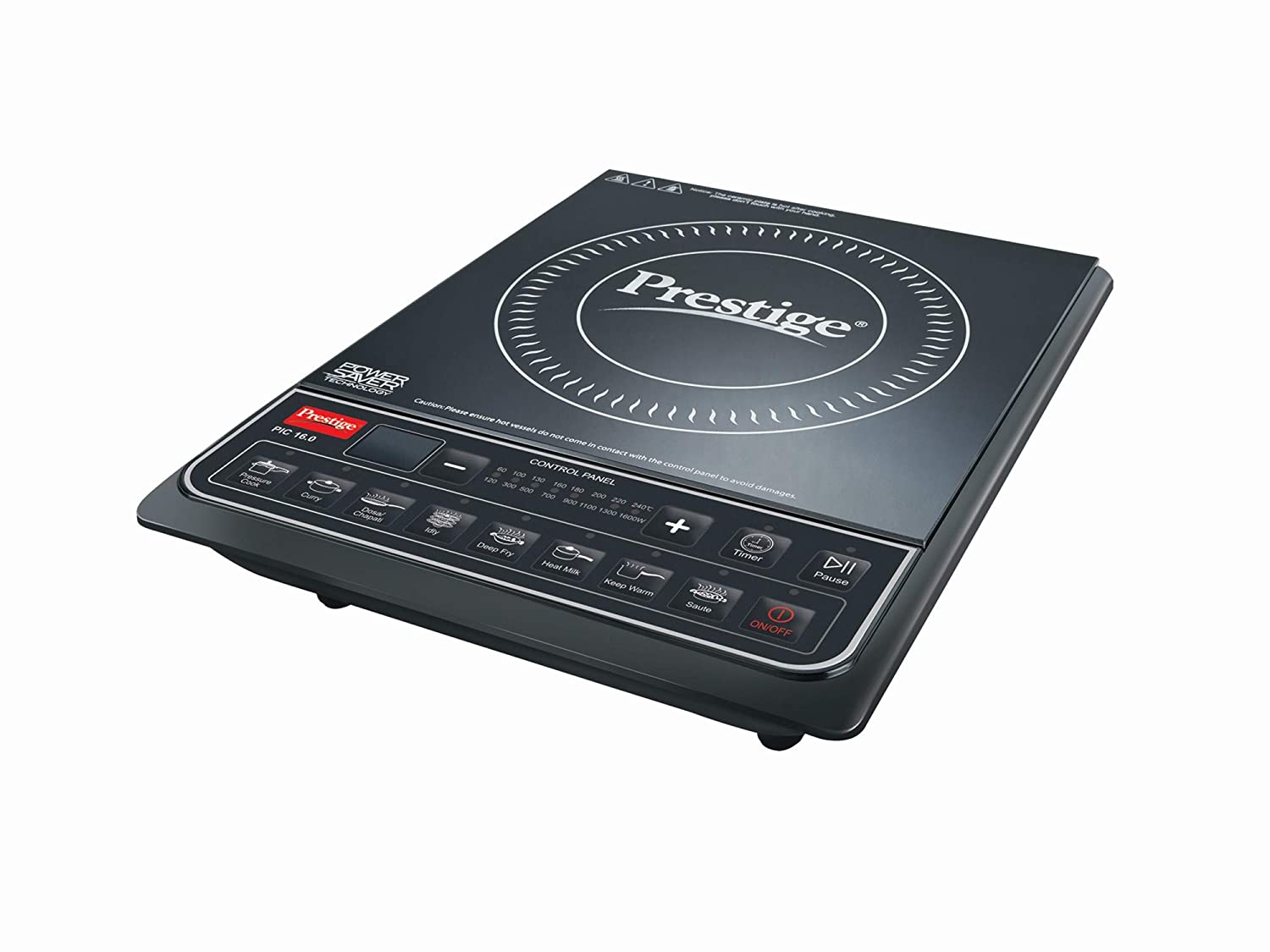 PRESTIGE PIC 16.0+ 1900- WATT INDUCTION COOKTOP WITH PUSH BUTTON (BLACK)