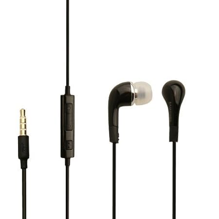 SAMSUNG ORIGINAL EHS64 WIRED IN EAR EARPHONES WITH MIC, BLACK