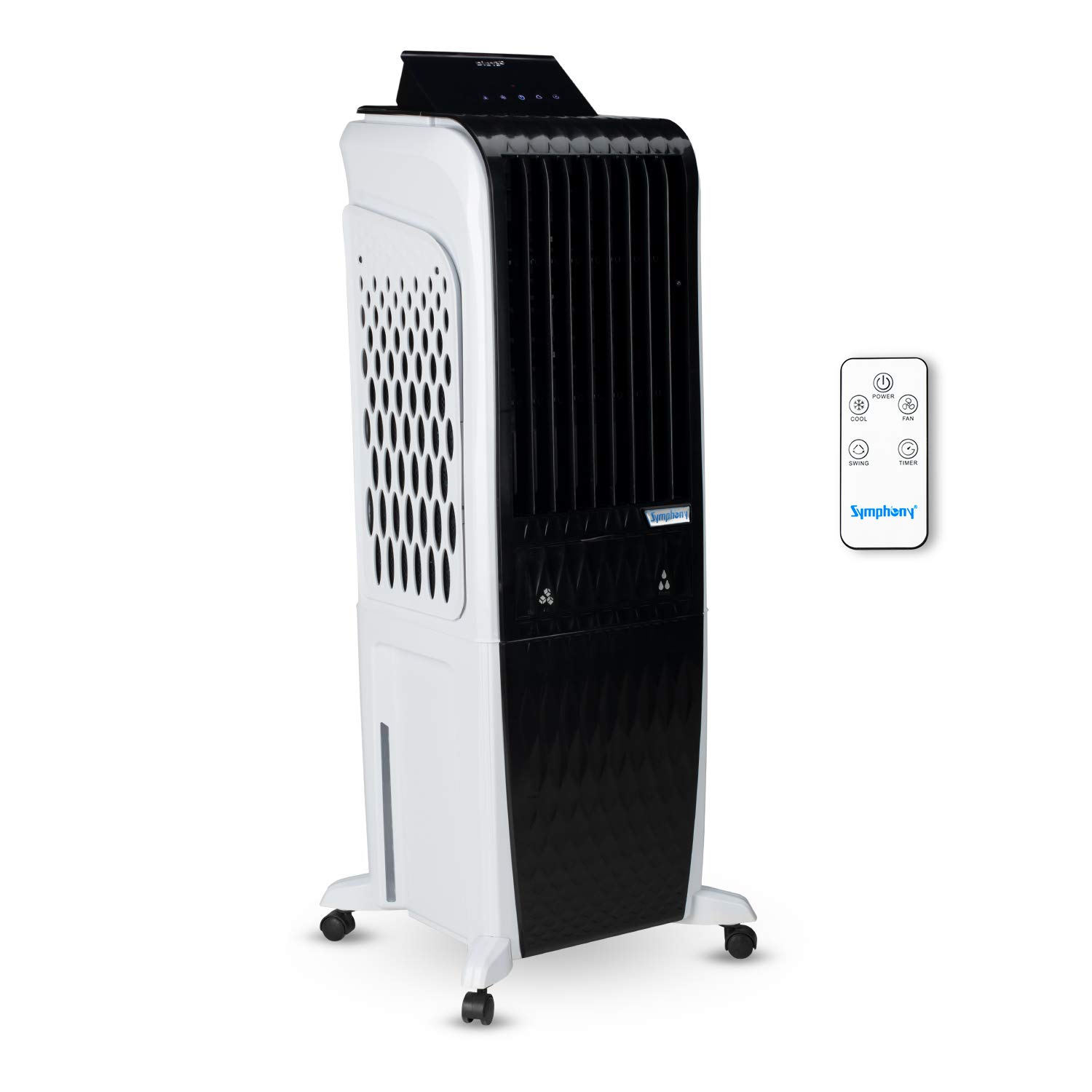 SYMPHONY DIET 3D - 30I PERSONAL, TOWER AIR COOLER - 30-LITRES, WHITE & BLACK