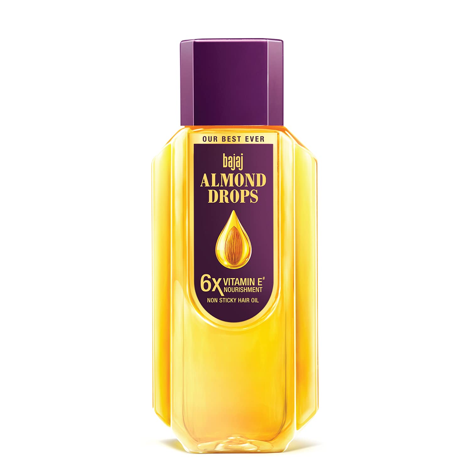 BAJAJ ALMOND DROPS HABAJAJ ALMOND DROPS HAIR OIL, ENRICHED WITH 6X VITAMIN E, 475 MLIR OIL, ENRICHED WITH 6X VITAMIN E, 500ML / 475 ML
