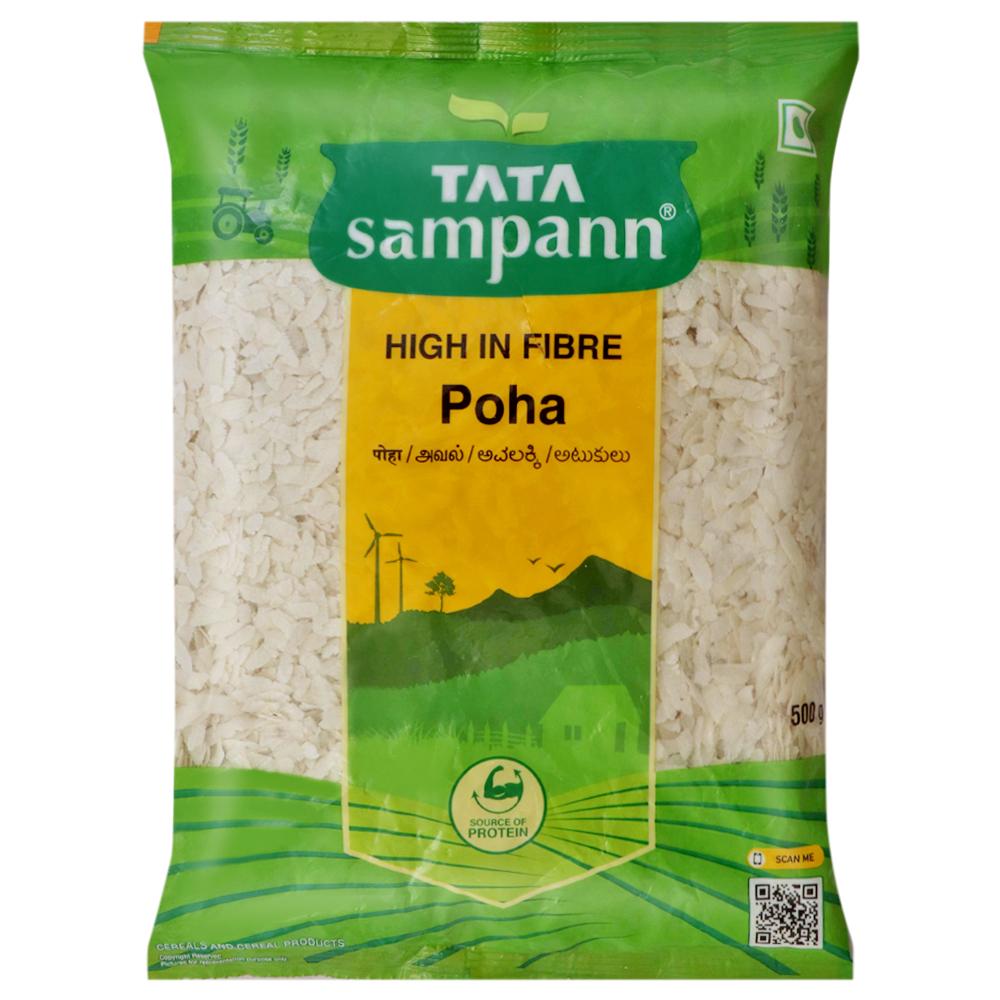 TATA SAMPANN WHITE POHA 500 G