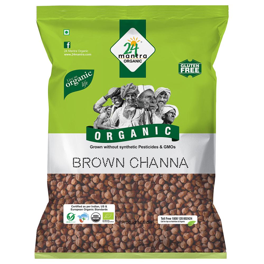 24 MANTRA ORGANIC BROWN CHANA 500 G