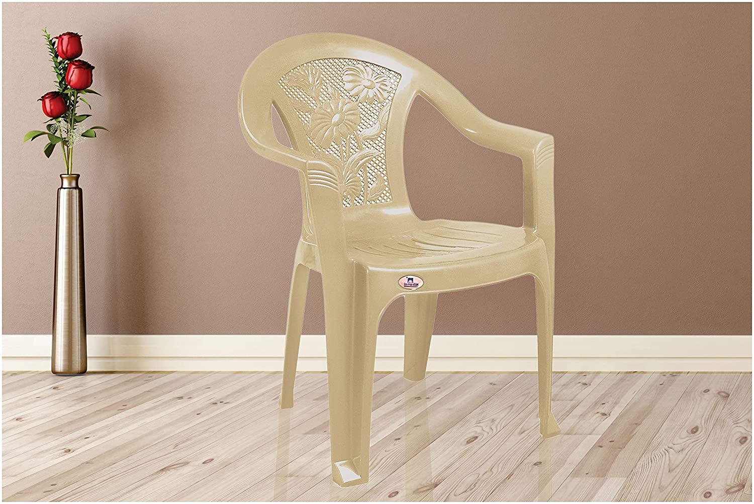 NILKAMAL CHR2060 POLYPROPYLENE CHAIR BEIGE