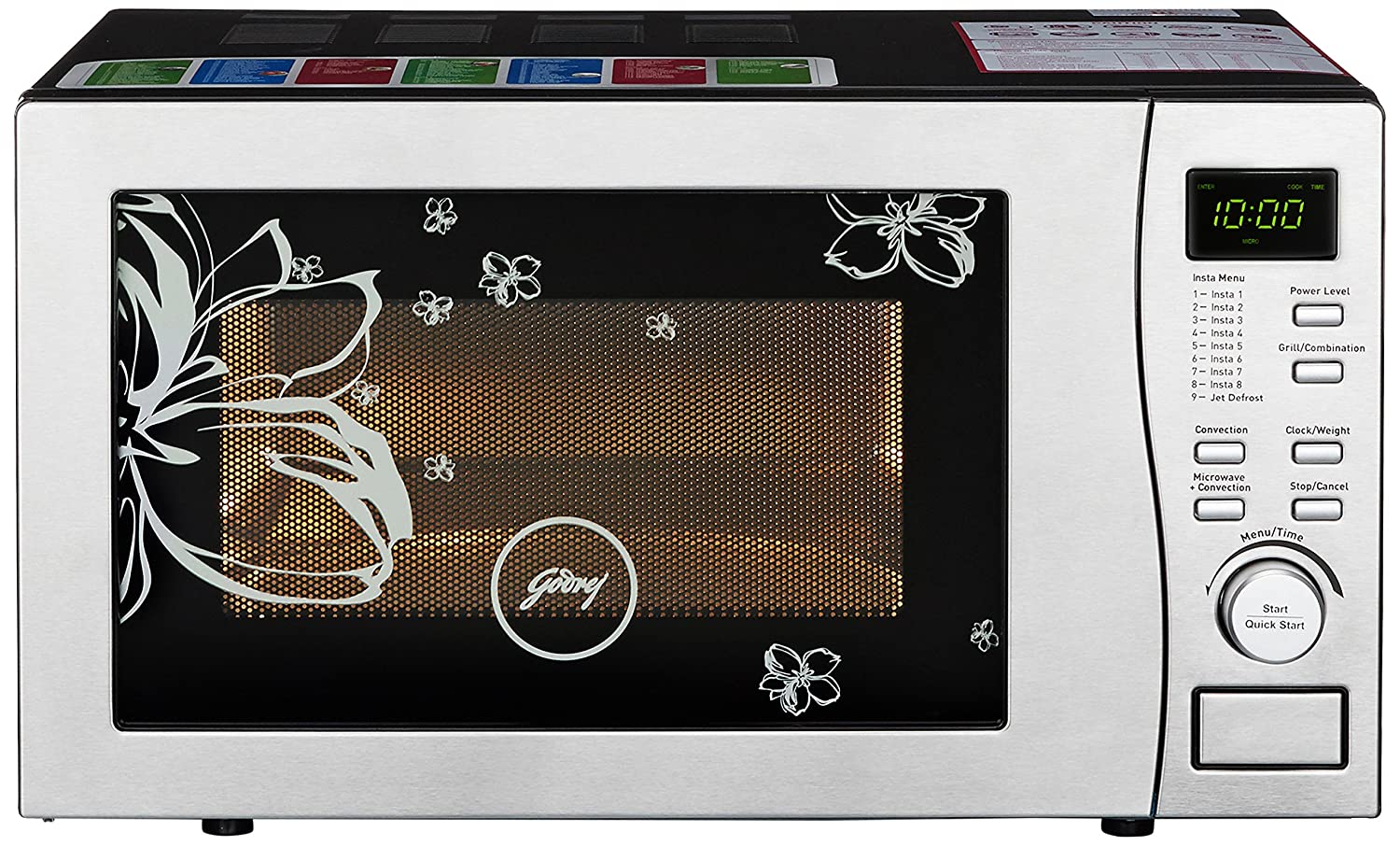 GODREJ 19 L CONVECTION MICROWAVE OVEN (GMX 519 CP1, WHITE ROSE)