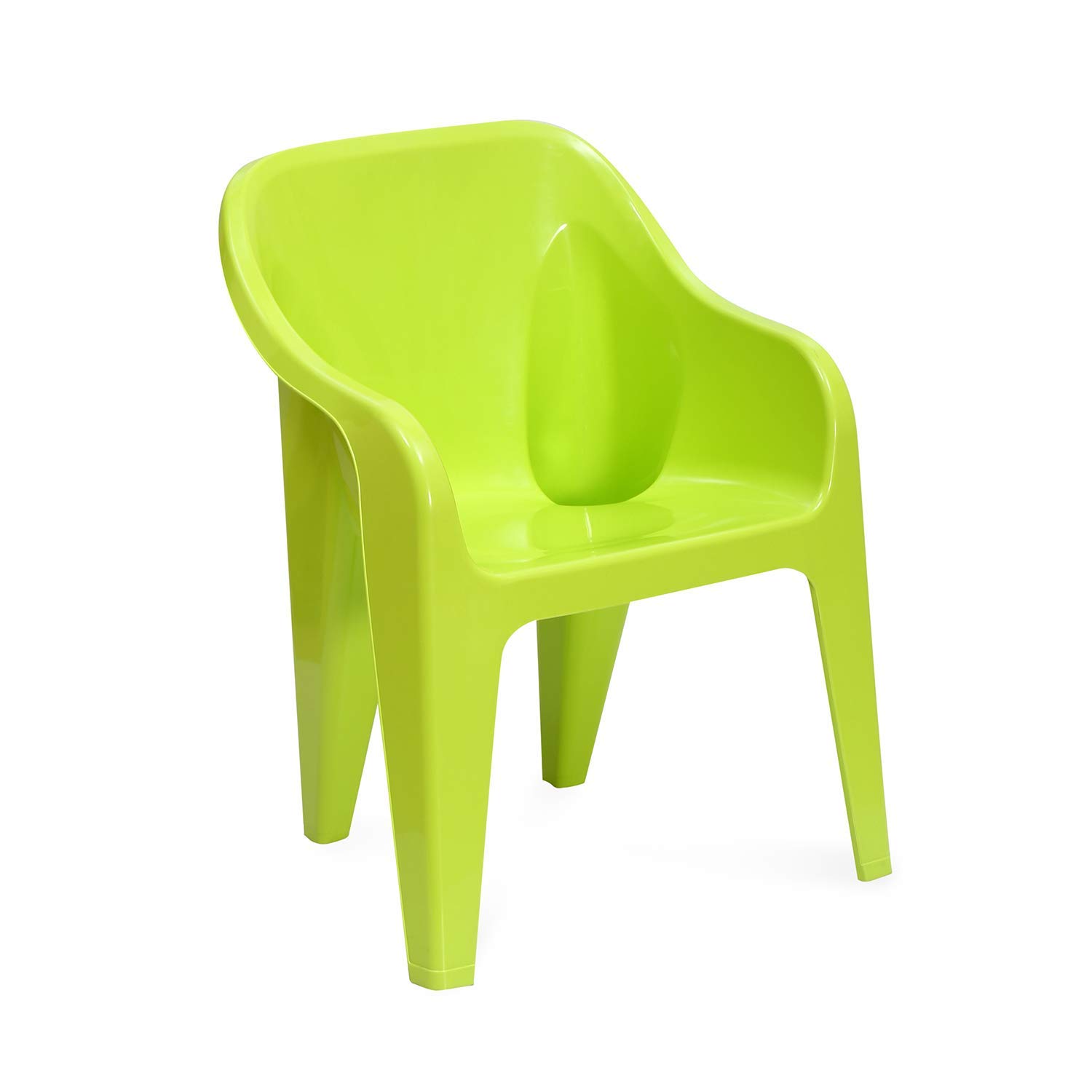 NILKAMAL EEEZY GEM GREEN STRONG  PLASTIC CHAIR FOR KIDS