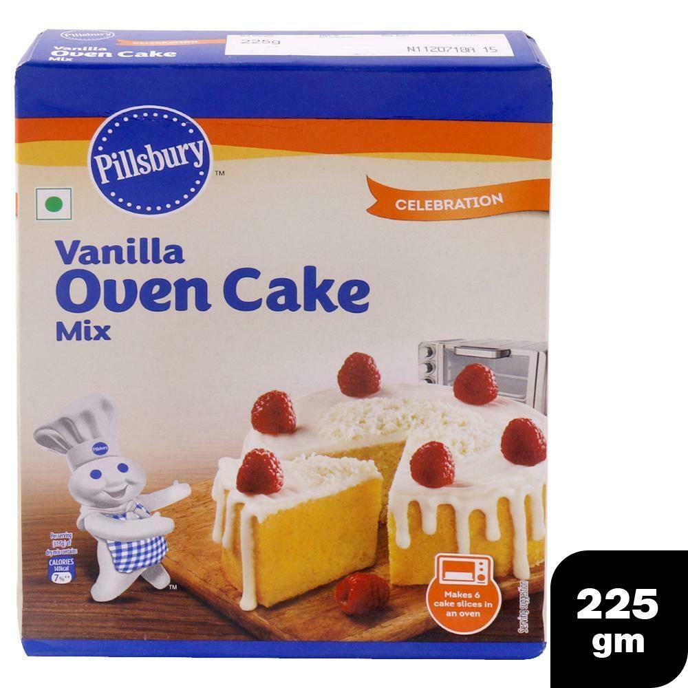 PILLSBURY VANILLA OVEN CAKE MIX 225 G