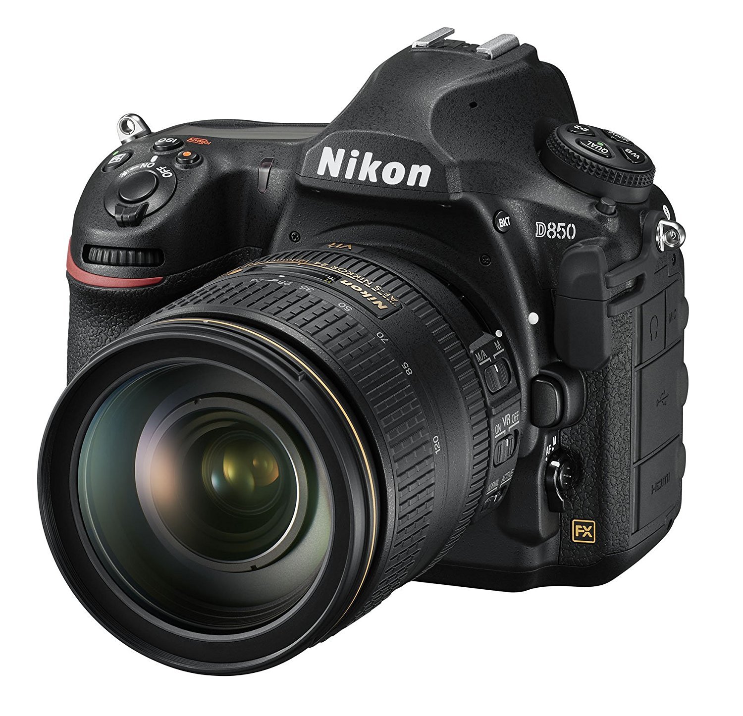 NIKON D850 45.7MP DIGITAL SLR CAMERA (BLACK) WITH AF-S NIKKOR 24-120MM F/4G ED VR LENS AND 64GB MEMORY CARD