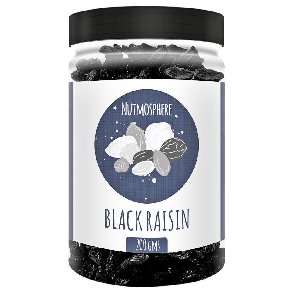 NUTMOSPHERE BLACK RAISINS 200 G