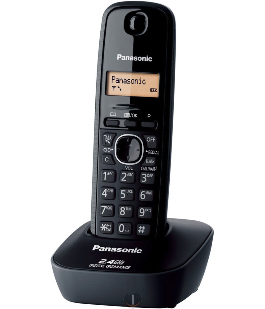 PANASONIC 3411 CORDLESS PHONE BLACK