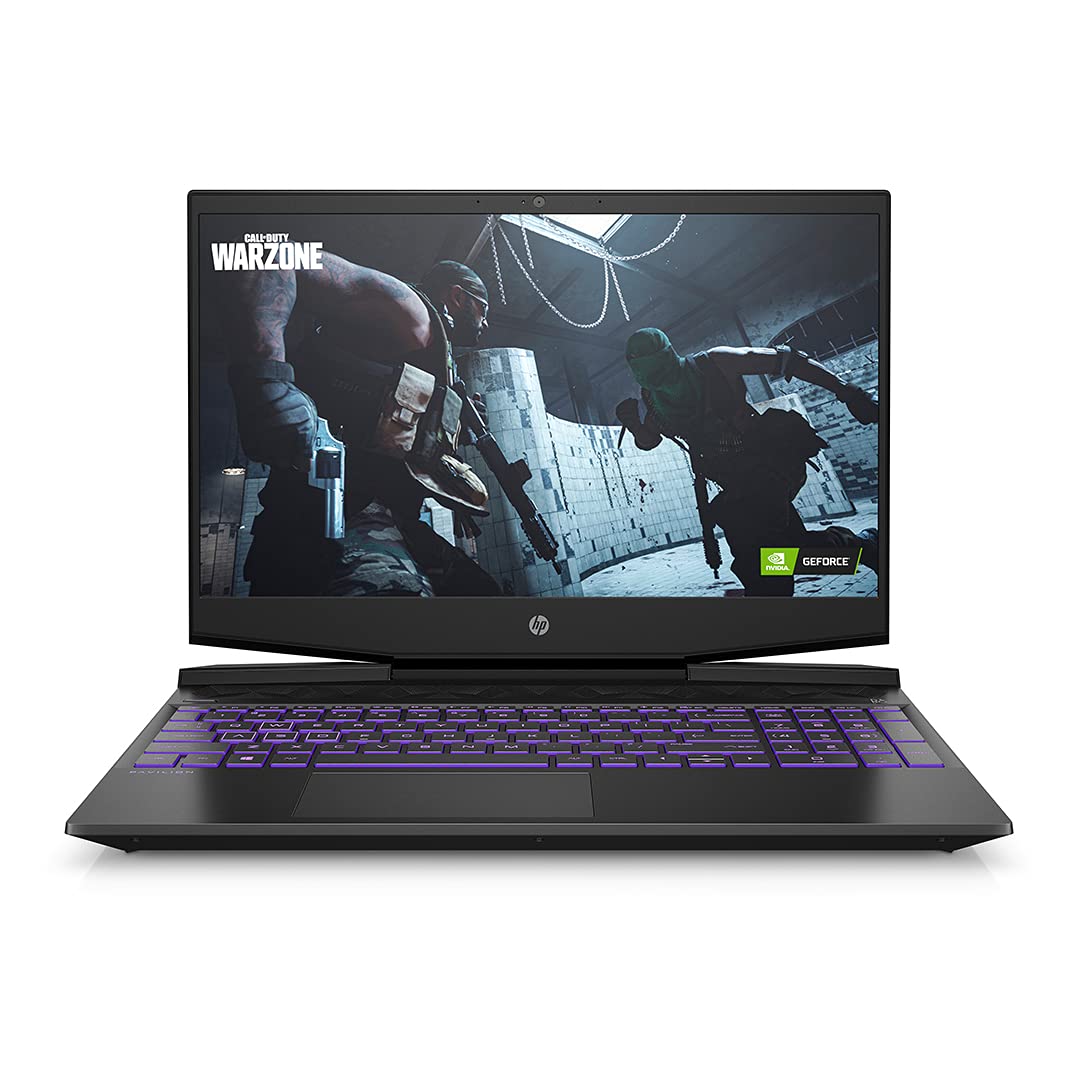 HP PAVILION GAMING 10TH GEN INTEL CORE I5 15.6-INCH (39.6 CMS) FHD GAMING LAPTOP (8GB/256GB SSD + 1TB HDD/144HZ/GTX 1650TI 4GB GRAPHICS/WINDOWS 10/MS OFFICE/2.28 KG), 15-DK1514TX, BLACK