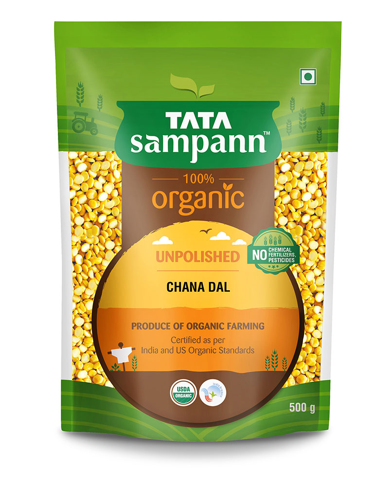 TATA SAMPANN HIGH PROTEIN UNPOLISHED CHANA DAL 500 G