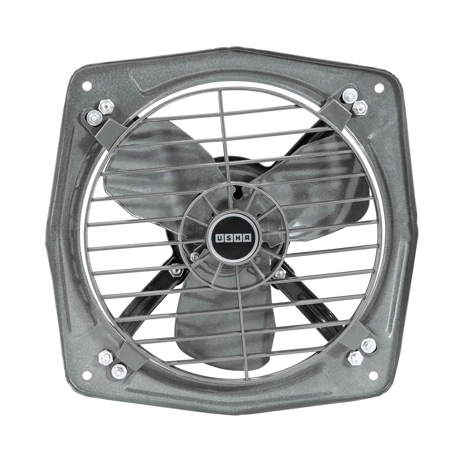 USHA AEROCLEAN 300MM GOODBYE OIL AND DUST METAL EXHAUST FAN FOR KITCHEN(METALLIC GREY)