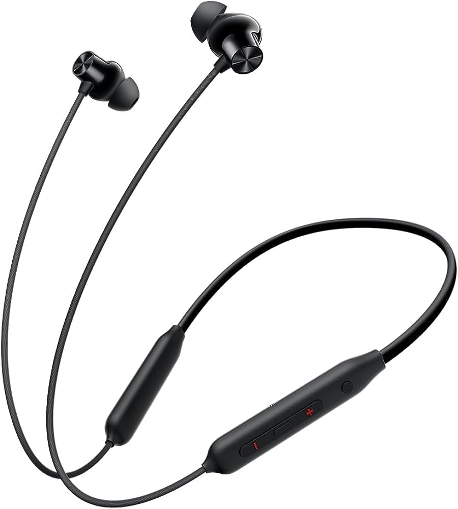 OnePlus Bullets Wireless Z2 ANC Bluetooth in Ear Earphones with Mic, 45dB Hybrid ANC, Bombastic Bass - 12.4 mm Drivers, 10 Mins Charge - 20 Hrs Music, 28 Hrs Battery Life (Boomin Black)