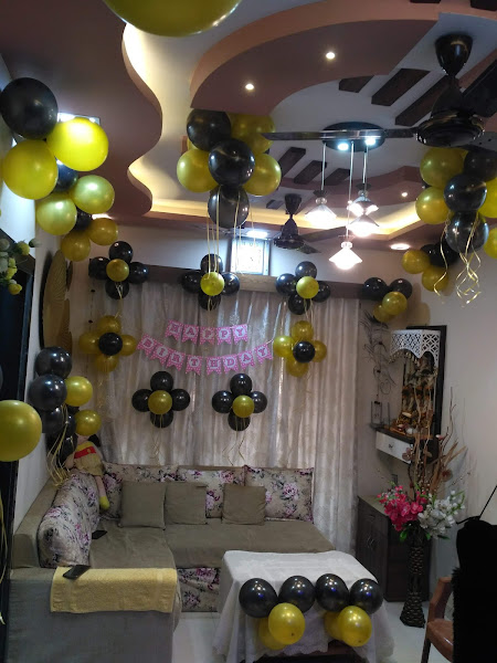 COLORFUL BALLOONS DECORATION ( 200 BALLOONS ) 