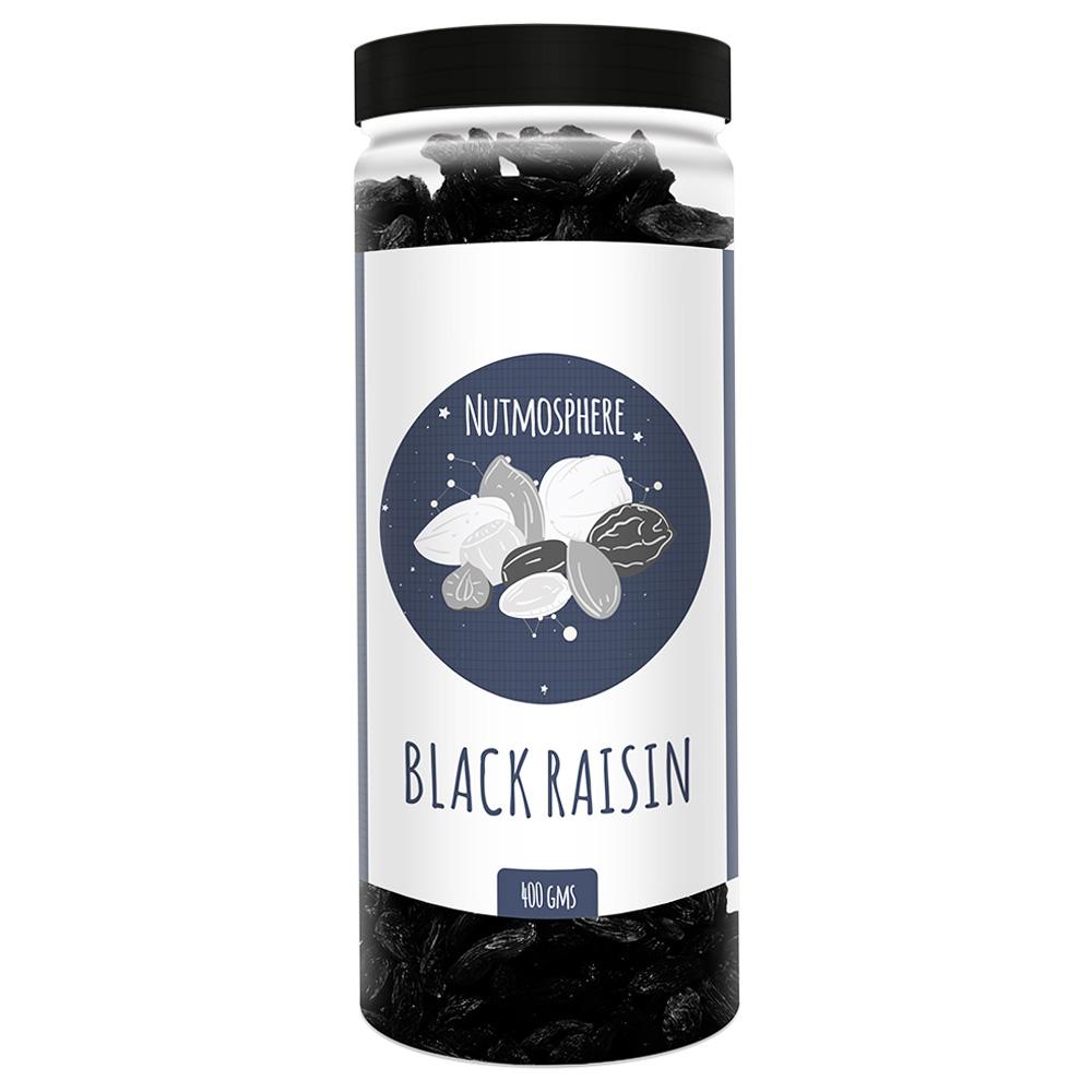 NUTMOSPHERE BLACK RAISINS 400 G