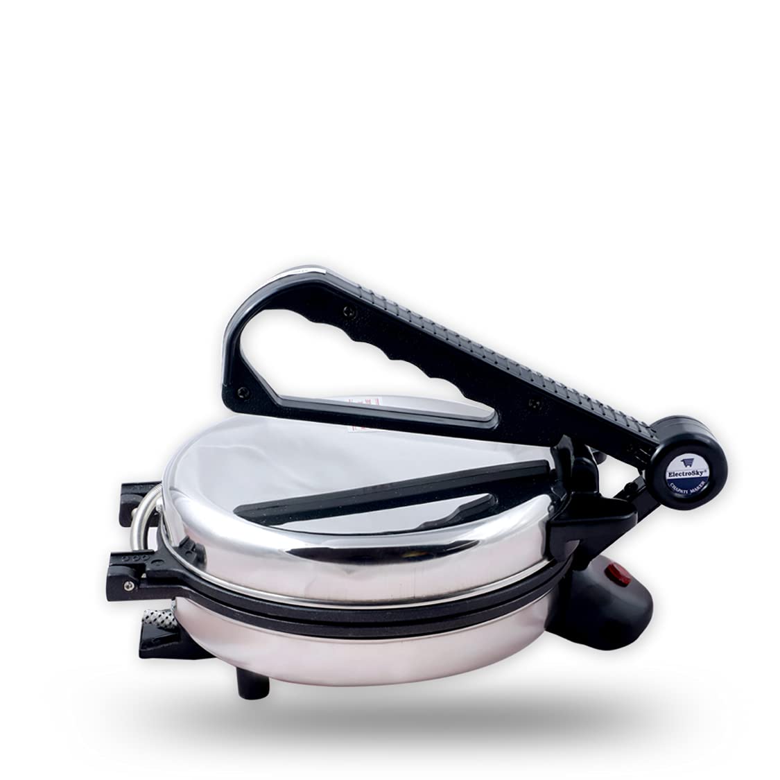 ELECTROSKY® ELECTRIC ROTI MAKER CS-02 || CHAPATI/ROTI/KHAKHRA/PIZZA MAKER || 900 WATTS || SHOCK PROOF STAINLESS STEEL || MADE IN INDIA