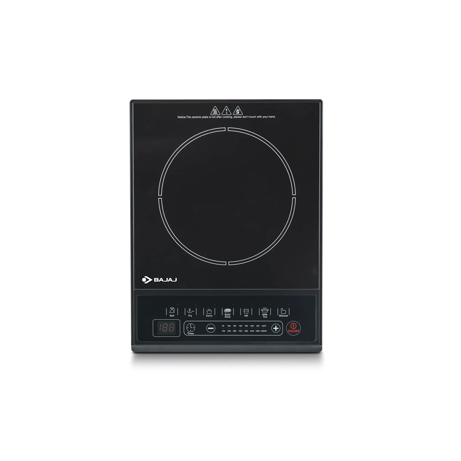 BAJAJ MAJESTY ICX NEO INDUCTION COOKTOP (BLACK)