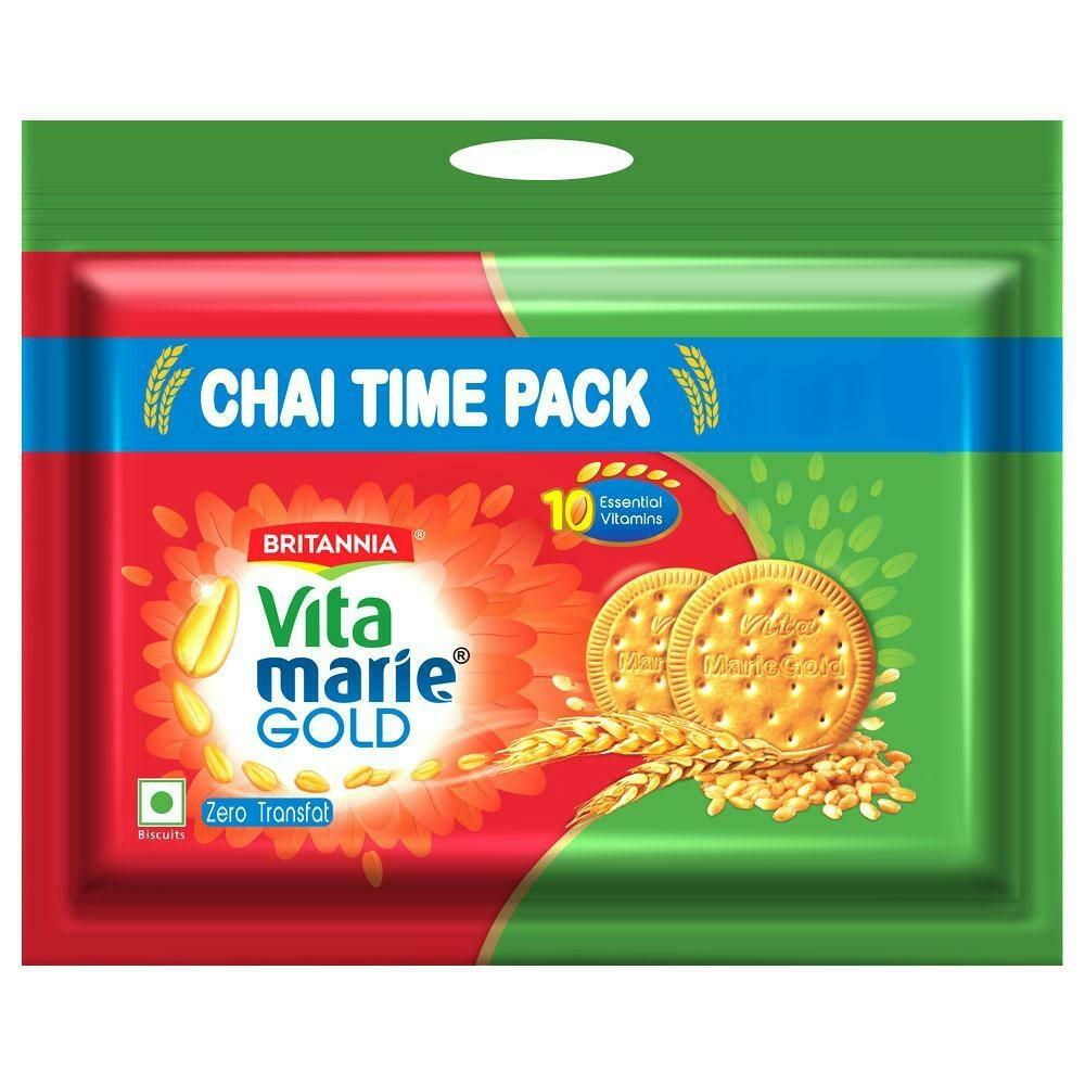 BRITANNIA VITA MARIE GOLD BISCUITS CHAI TIME PACK 900 G