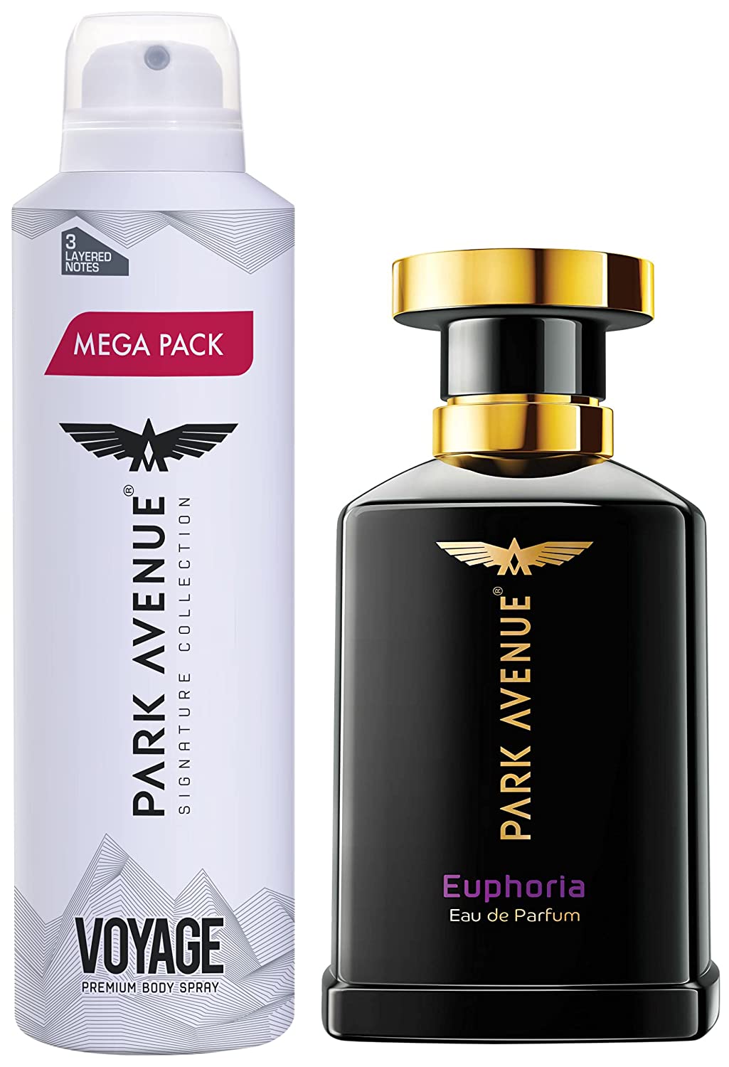 PARK AVENUE VOYAGE SIGNATURE DEO FOR MEN 220ML AND EUPHORIA EAU DE PARFUM, 100ML | FRESH LONG LASTING FRAGRANCE