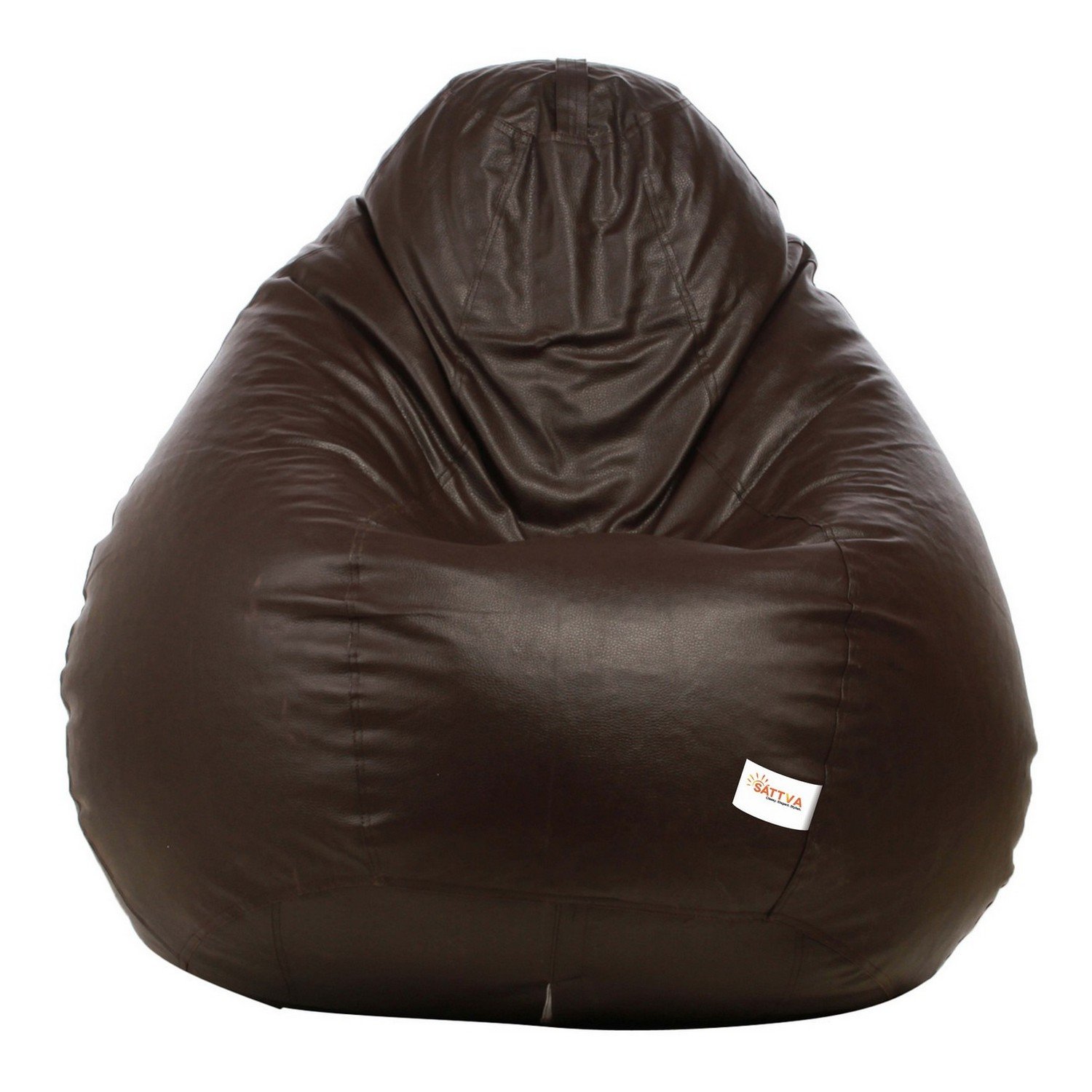 SATTVA CLASSIC BEAN BAG FILLED WITH BEANS XXXL SIZE - BROWN COLOUR