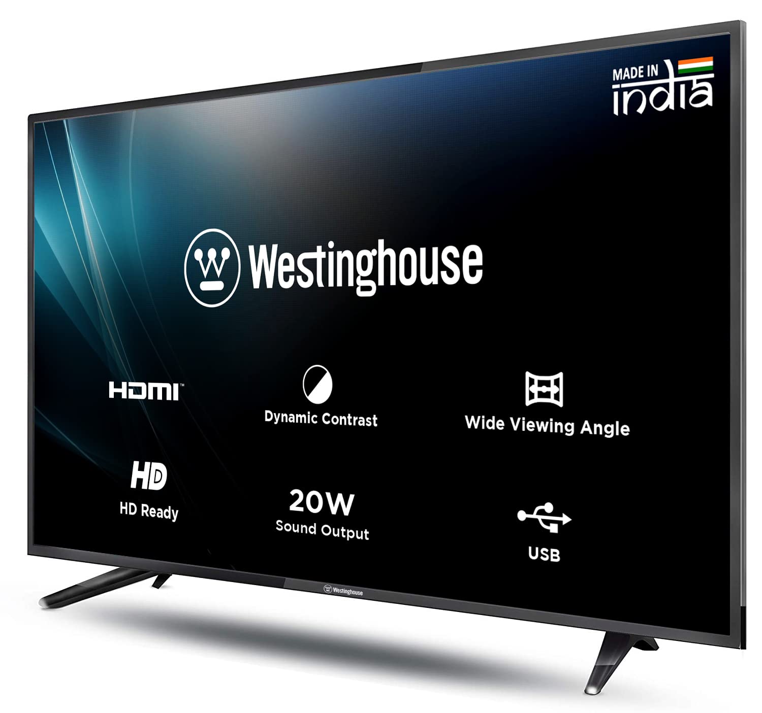 WESTINGHOUSE 60 CM (24 INCHES) HD READY LED TV WH24PL01 (BLACK) (2021 MODEL)