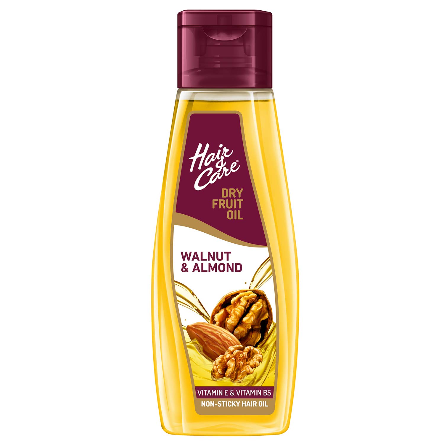 HAIR & CARE DRY FRUIT OIL WITH WALNUTS, ALMONDS & VITAMIN E| REDUCE HAIFALL |STRONGER & SILKIER HAIR | 300 ML
