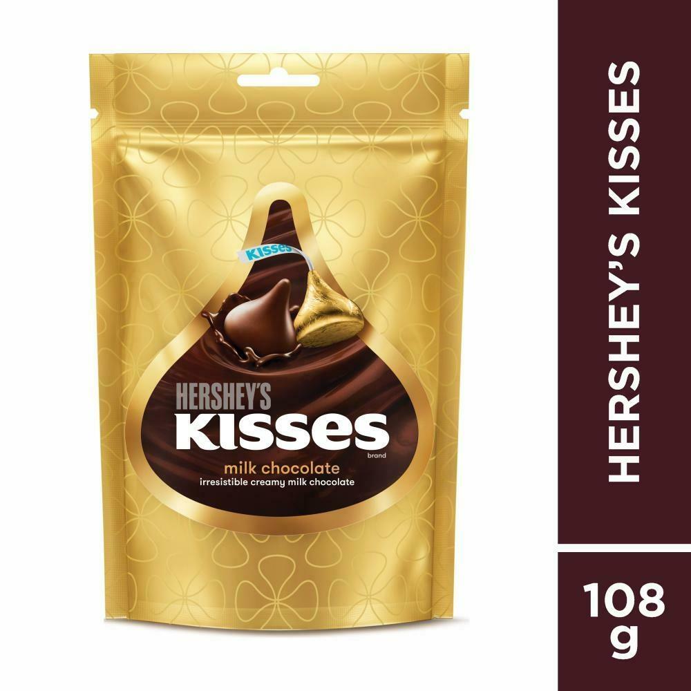 HERSHEY'S KISSES MILK CHOCOLATE 108 G