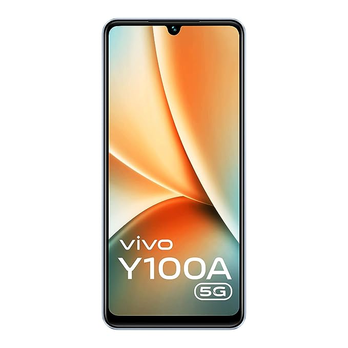 VIVO Y100A 5G (PACIFIC BLUE, 8GB RAM, 128GB STORAGE) WITH NO COST EMI/ADDITIONAL EXCHANGE OFFERS