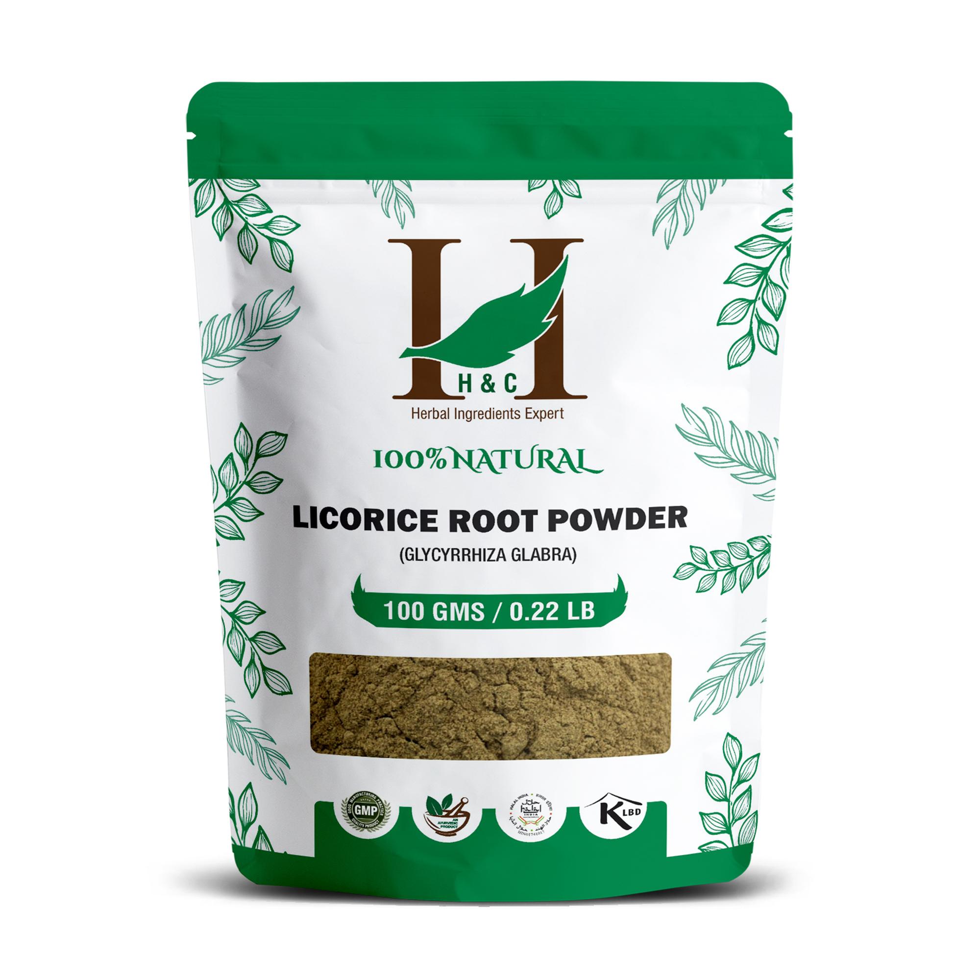 H&C LICORICE / MULETHI POWDER 100G (PACK OF 2)